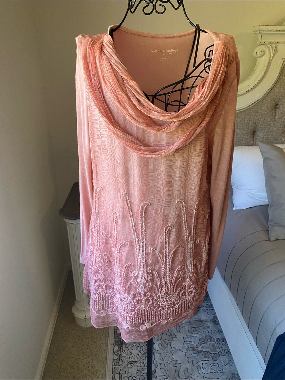 Soft Surroundings Blush Pink Petite XS Tunic